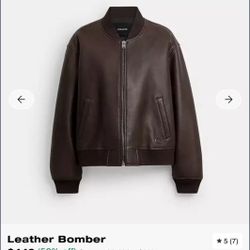 Leather Bomber COACH 