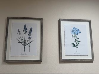 Set of 2 Floral Prints 16x20