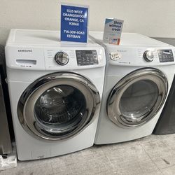 Samsung Front Load Washer And Gas Dryer 