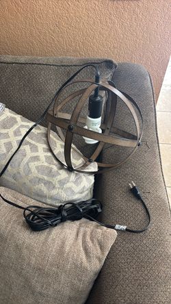 Industrial Metal Orb Pendant Light