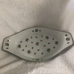 Petite Fleur By Andrea Casserole Dish 6668 Great Condition 