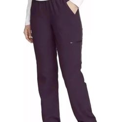 NWT Eddie Bauer Women's  Fleece-Lined Pull-On Pants, purple, Size 8