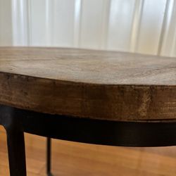 Wood Side Tables (2)