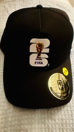 FIFA World Cup 2026 Trophy Hat – Black – Brand New