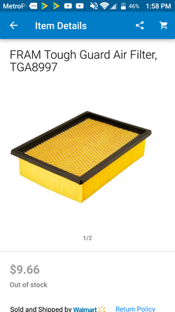 Fram tough guard TGA8997