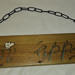 Handmade By Local Craftsman Kitchen Plaque