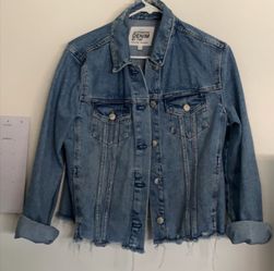 women’s zara trf distressed denim jean jacket