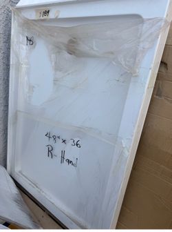 NEW SHOWER 🚿 BASE right side drain 48”x36”