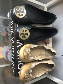 USED TORY BURCH FLATS SIZE 7