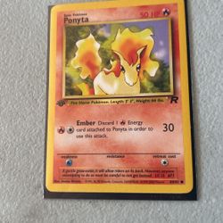 First Edition Ponyta