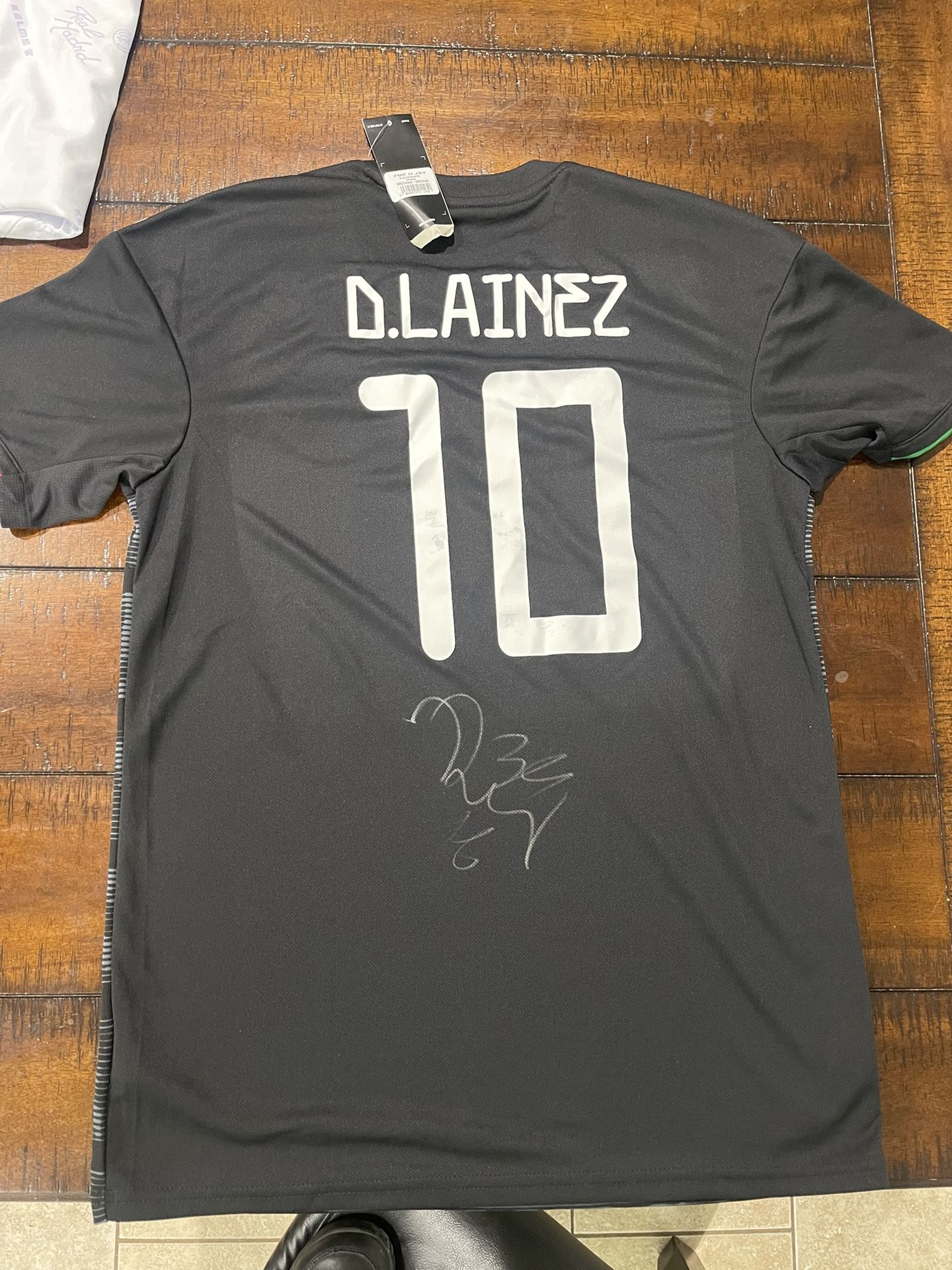 Diego Lainez Mexico Jersey 2019 M Autographed NWT