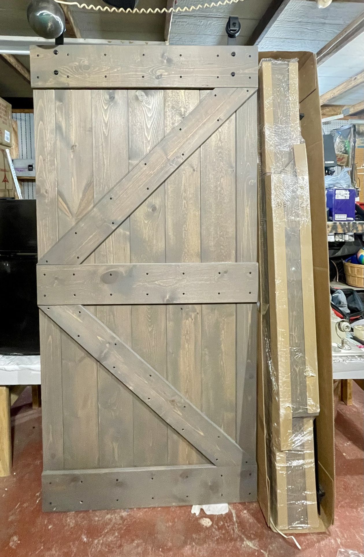 42x84 Knotty Pine Sliding Barn Doors