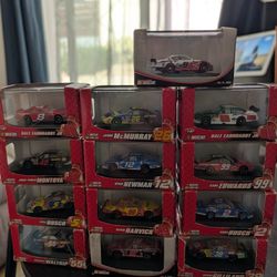 Vintage NASCAR 1:87 Diecast Collection - Lot of 13