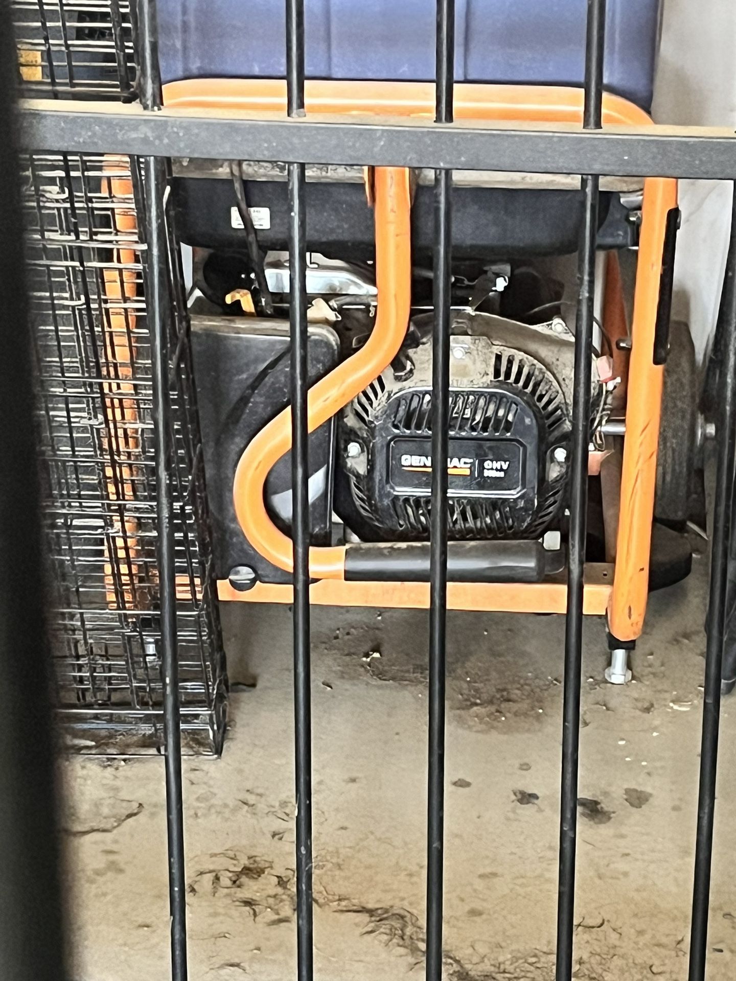 Punching bag, Air Compressor ,550hp Generator, Propane heater, Back teeter, And pull up/dip Bar