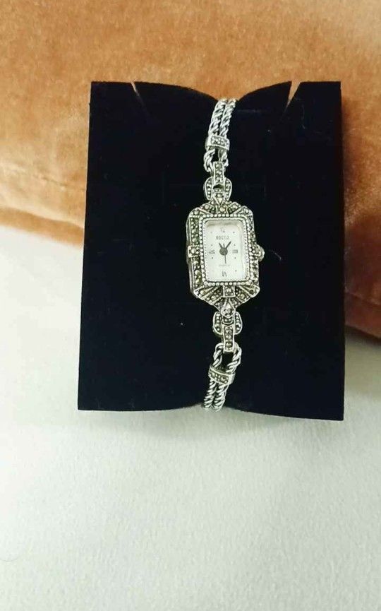 925 Silver Antique Watch Oyster Dial