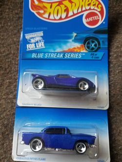 Hot Wheels 90's Era. Blue Streak Series