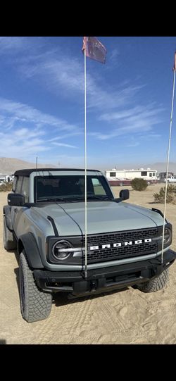 2021 Bronco Bolt On HD Welded Flag Mounts to Modular Bumper