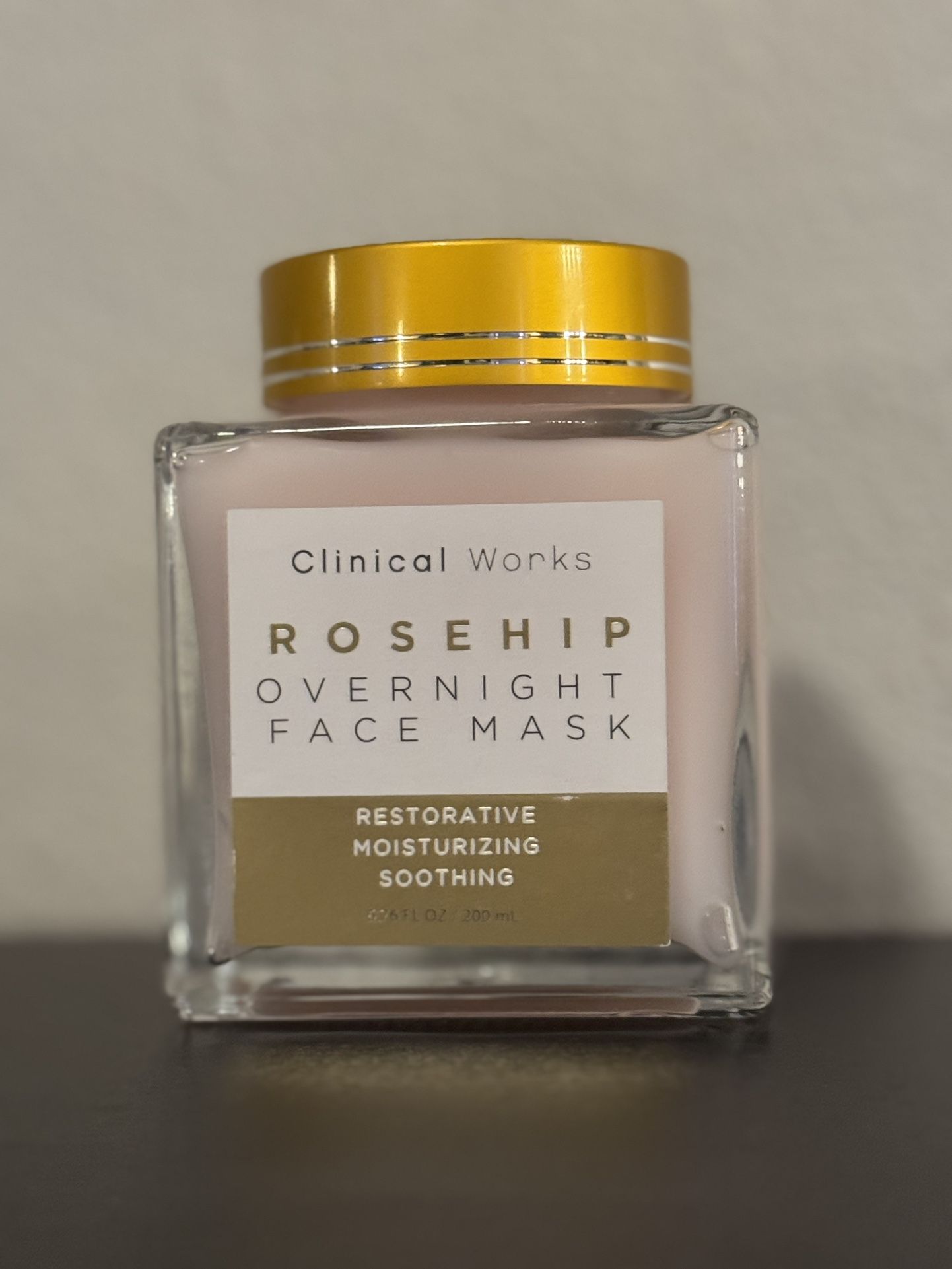 Clinical Works Rosehip Overnight Face Mask 6.08 Oz