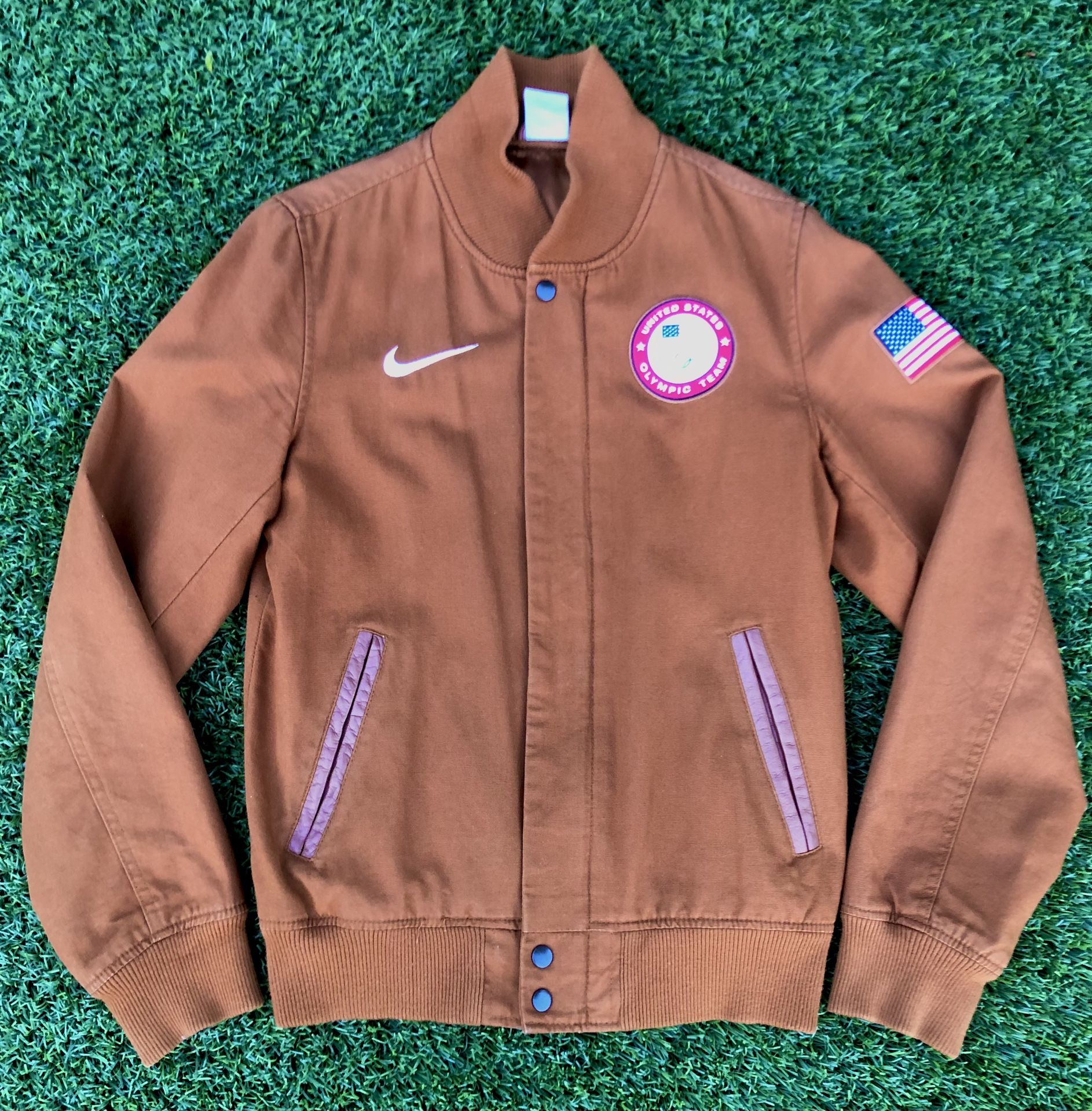Nike Air 2012 USA Olympic Bomber Jacket Podium Sz Men’s Small 2012 * Sb Dunk Force Jordan