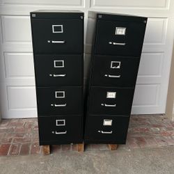 2 Holga 4 Drawer Steel Files (one Price Both)