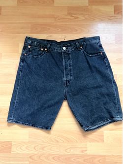 Used Black Levis 501 Mens Jorts W36