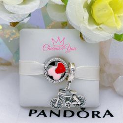 "2" Adorable Charms 925 silver for Pandora moments bracelet.