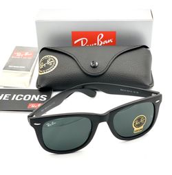 2 pairs Of Ray-Ban RB2140 & Blue pair Wayfarer Sunglasses AUTHENTIC Ships Same Day - 64