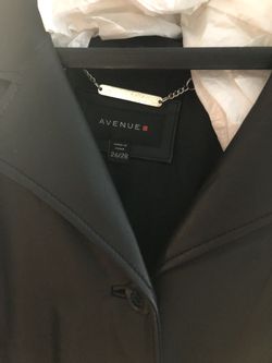 new leather jacket for women, size 26-28