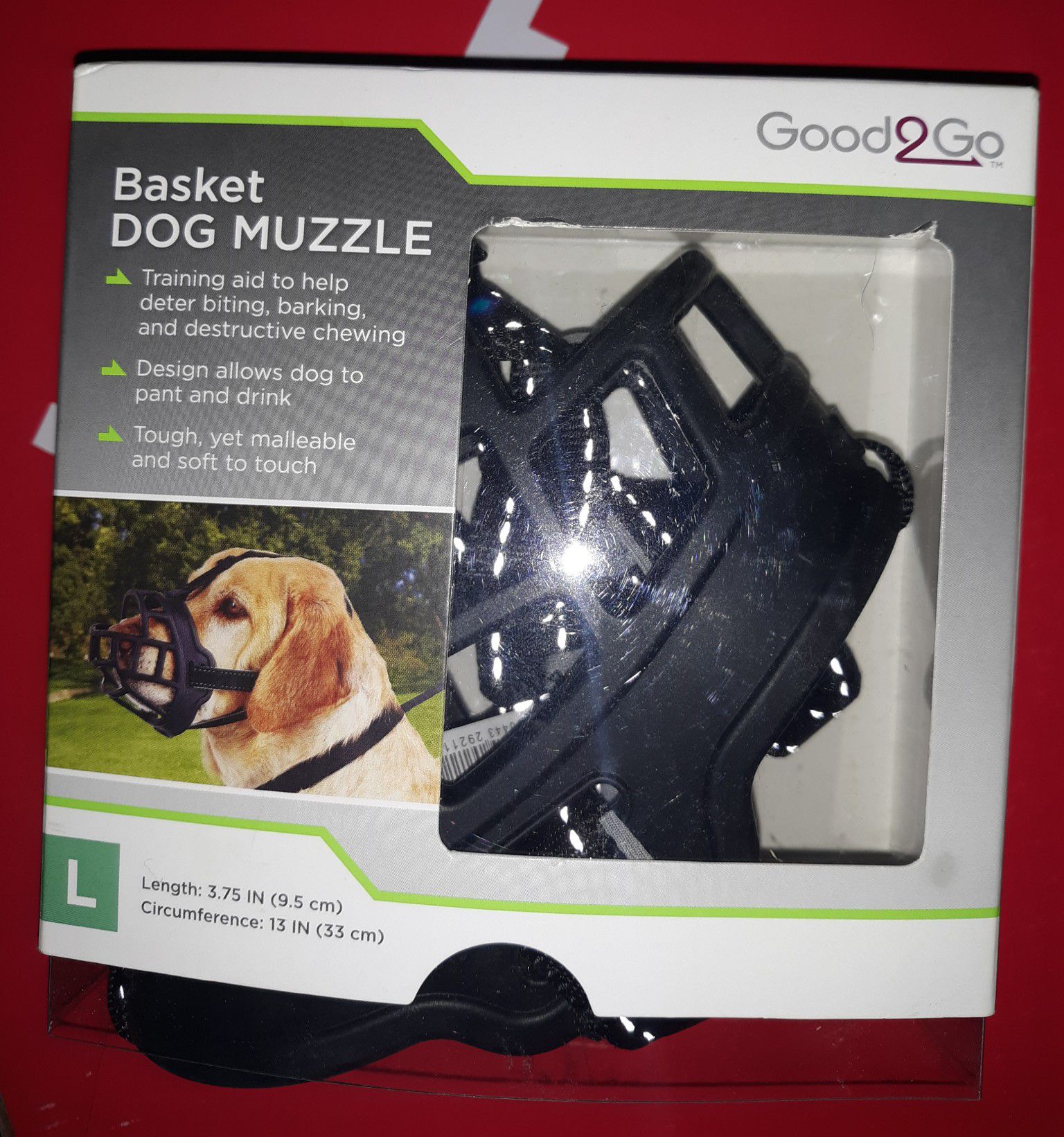 Basket dog muzzle-never used