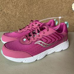 New Saucony Kids Shoes Pink/Mint Size 5.5 (Fits Women's 7)
