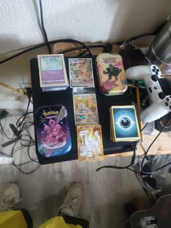 2Pokemon Tin Cans & 1 Box Of 151