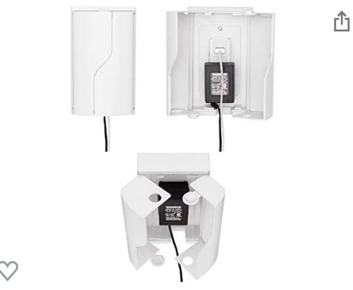 Twin Door Safety Outlet Cover