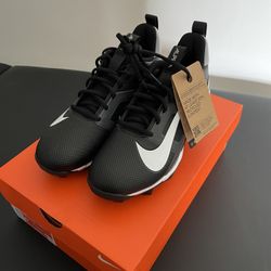 Nike Alpha Menace 4 Shark W Cleats Black White Size 6.5 Football Soccer