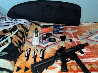 Lancer Tactical M4 Airsoft AEG Bundle – $300 OBO