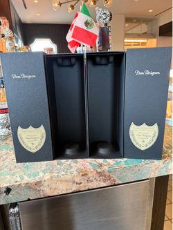Lot of 2 Empty Dom Pérignon Vintage 2017 Champagne Gift Presentation Boxes