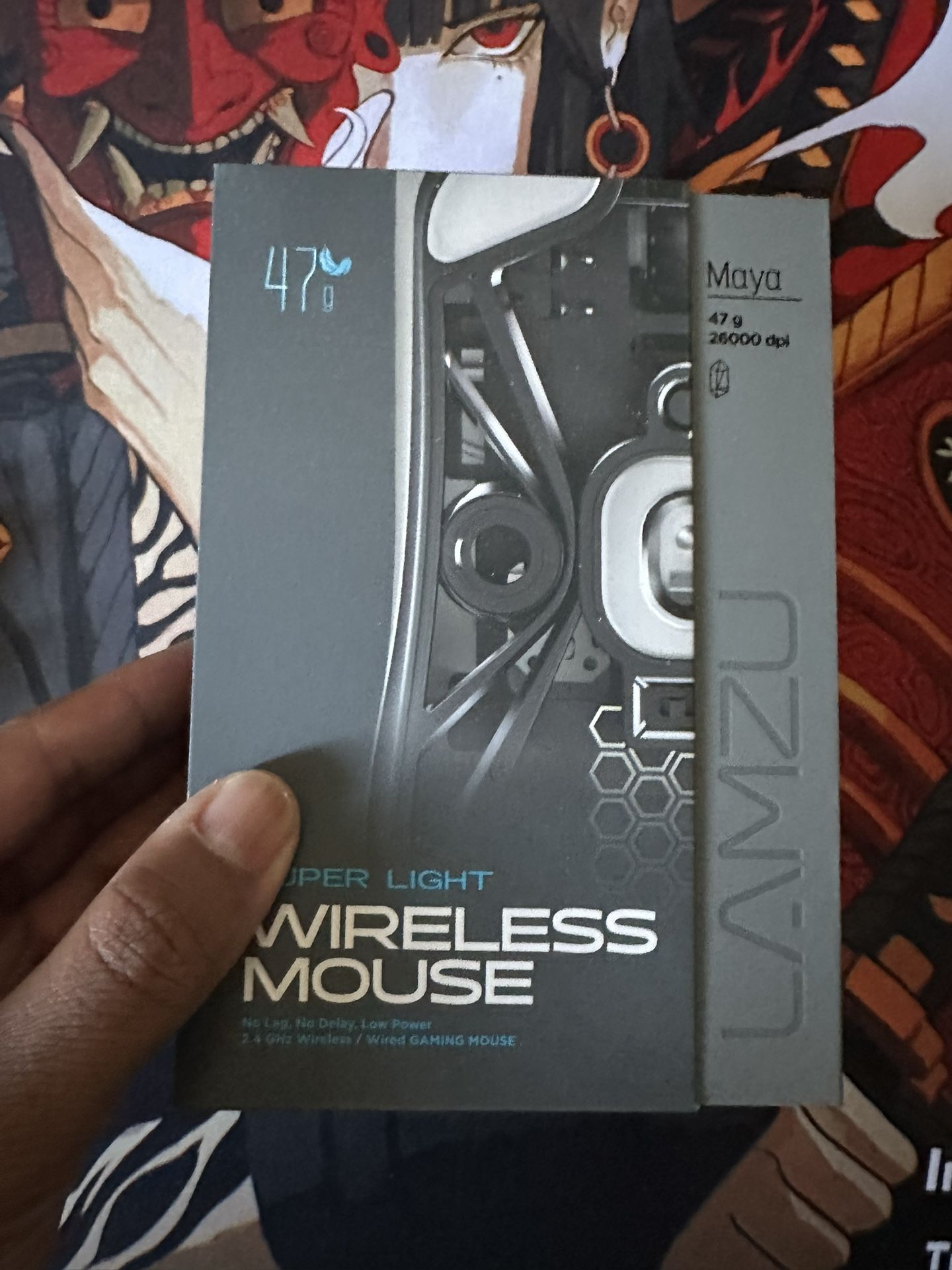 Lamzu Maya Cloud Grey Mouse