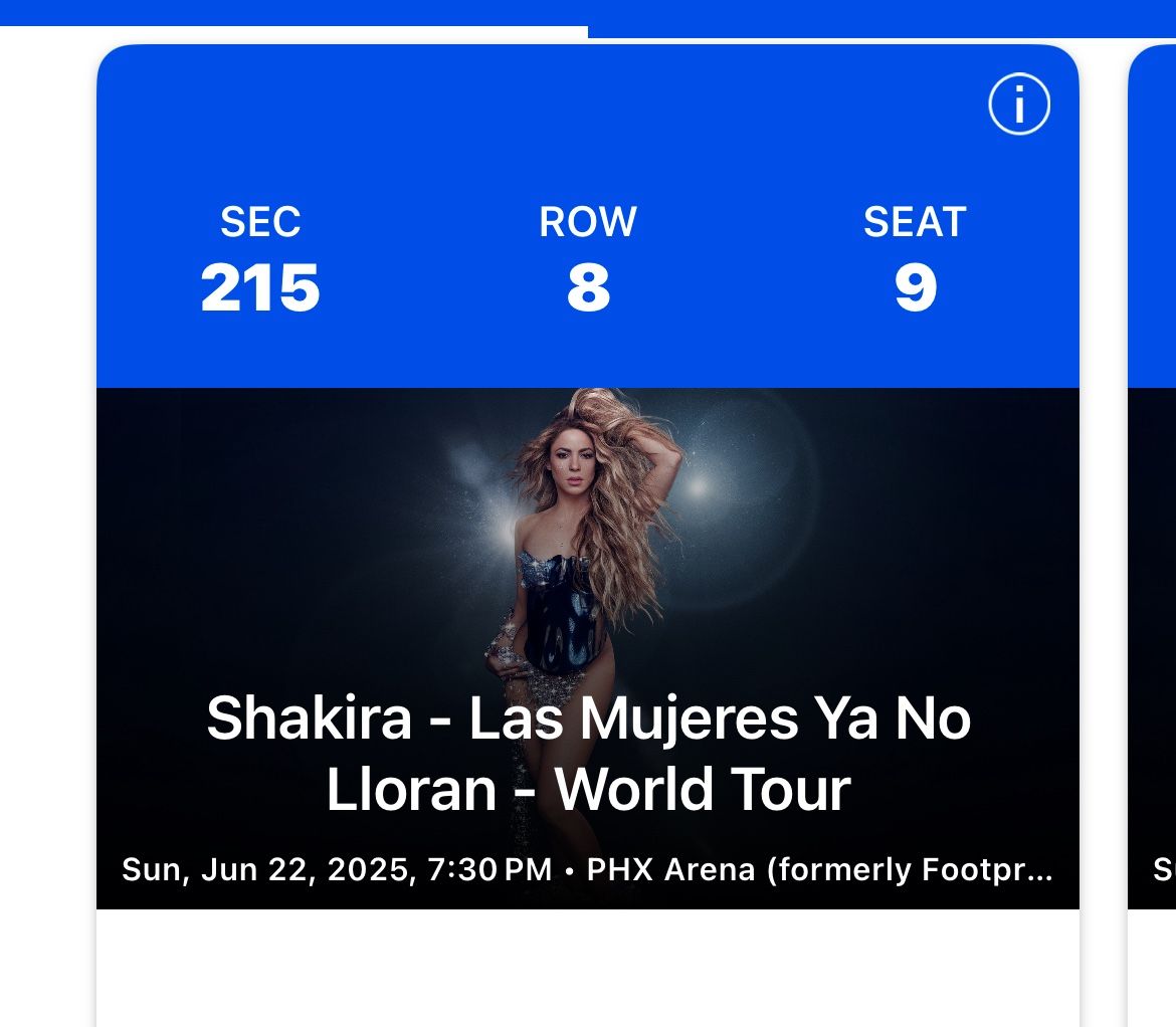 Shakira Tickets
