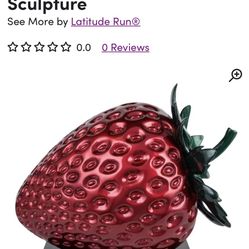 Decoration Strawberry Sculpture
