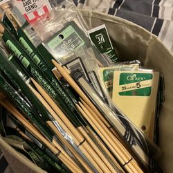 Lot Of Knitting Needles