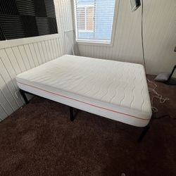 QUEEN MATTRESS + BED FRAME