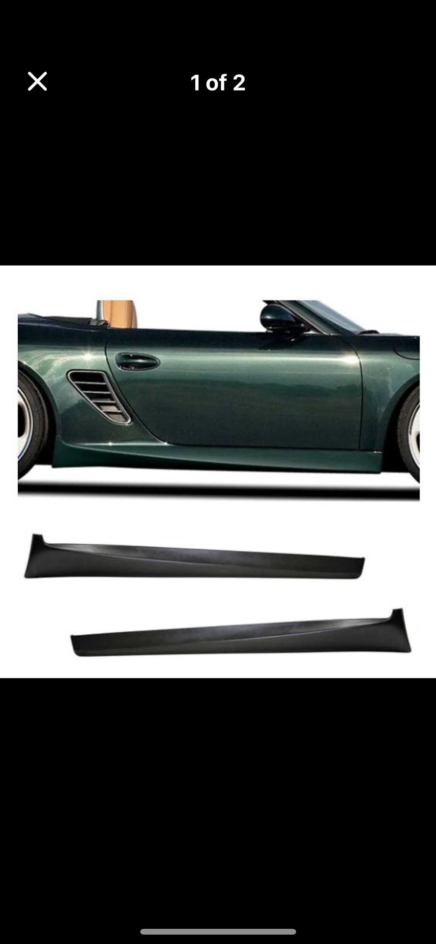 Porsche boxster Side Skirts