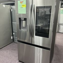 Refrigerator, Samsung New Open Box 3 Door Fridge 