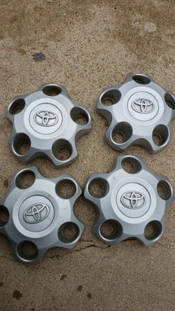 Toyota stock wheels caps
