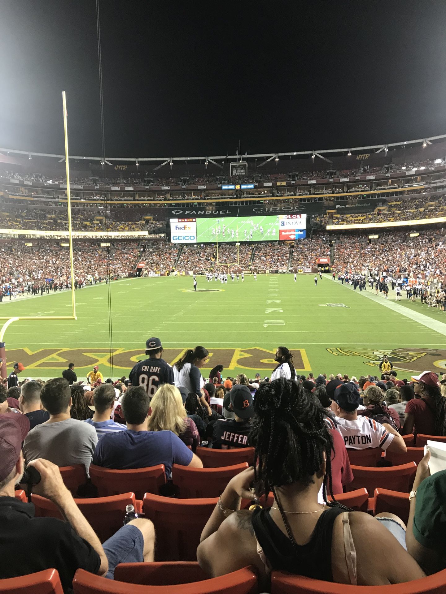 Lower Level Tickets Skins vs 49ERs