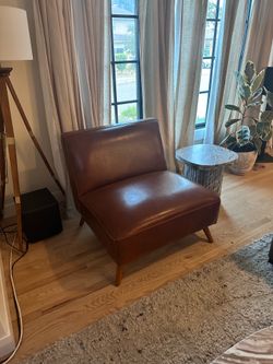 World Market Huxley Chair - Faux Leather Chair