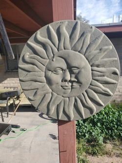 Conncrete Sun & Moon Wall Hanging