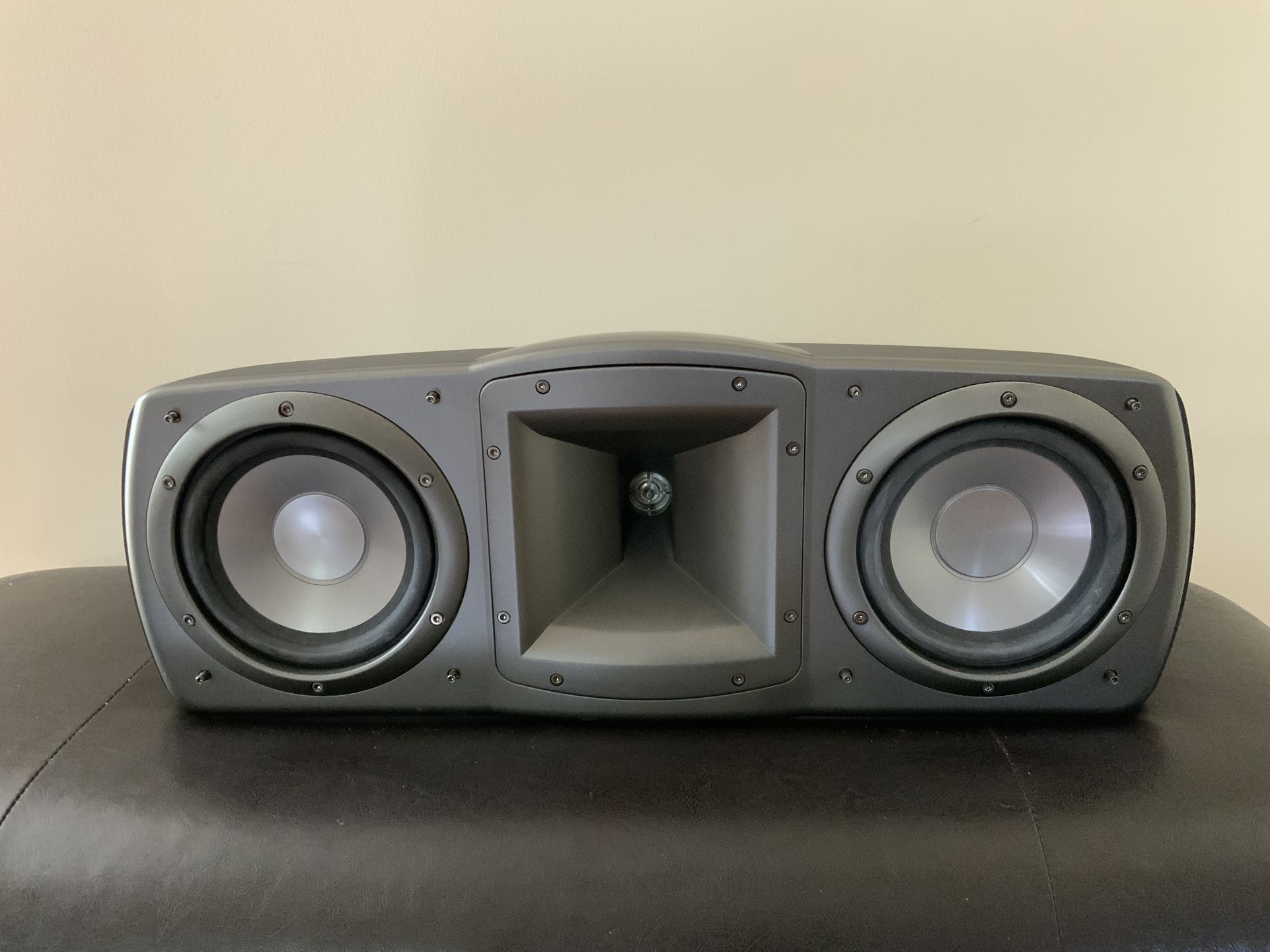 Black Klipsch Center Speaker