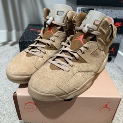 TRAVIS SCOTT AIR JORDAN 6 “BRITISH KHAKI” SIZE 13