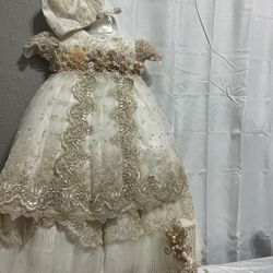Set De Ropon Para Bautizo 