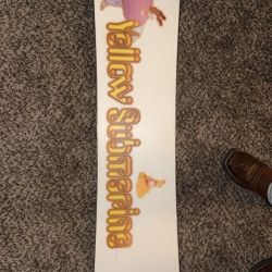 1999 Yellow Submarine The Beetles Collectible Snow Board